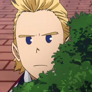 🎒 Mirio Togata My Hero Academia Mirio Togata, Lemillion, My Hero Academia, anime character, blonde hair telegram sticker