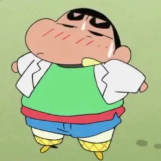 😓 Shin-chan Crayon Shin-chan Shin-chan, Anime, Dibujos animados, Divertido telegram sticker