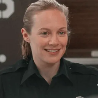 🔥 policier, forces de l'ordre, femme, portrait, uniforme telegram sticker