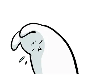 🤧 malade, souffrant, fatigué, dessin animé, personnage, éternuer telegram sticker