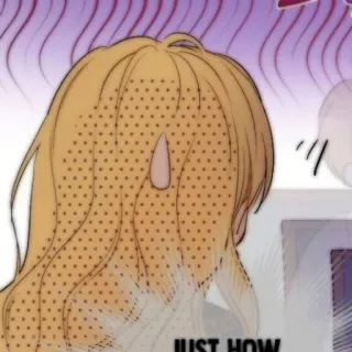 🪜 JUST HOW expresión, anime, manga, texto telegram sticker