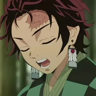🔥 Tanjiro Kamado Demon Slayer Anime, Demon Slayer, Tanjiro Kamado, Charakter, Japanische Animation whatsapp sticker