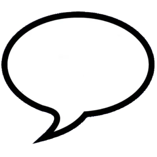 ✍️ fumetto, parlare, comunicazione, dialogo, conversazione, vuoto, bianco telegram sticker