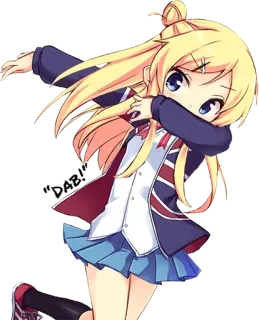 🙌 DAB! Dab, Anime, Cartoon, Tanz telegram sticker