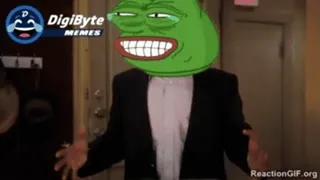 🤣 Pepe the Frog DigiByte Memes Meme, Internet Meme, Digibyte, Comicfigur, Frosch whatsapp sticker