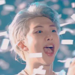🐰 RM ca sĩ, kpop, thần tượng, lễ kỷ niệm, hoa giấy telegram sticker