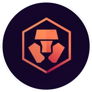 ⚪️ crypto.com, crypto, cryptocurrency, finance, money telegram sticker
