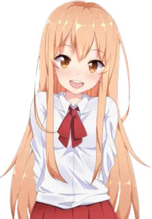 ❤️ Anime, Mädchen, Süß, Schulmädchen, Cartoon telegram sticker
