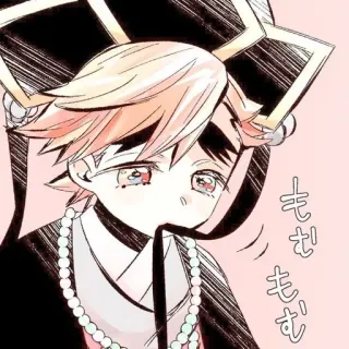 🌟 もむもむ 动漫, 可爱, 卡哇伊, 漫画, 日本 whatsapp sticker
