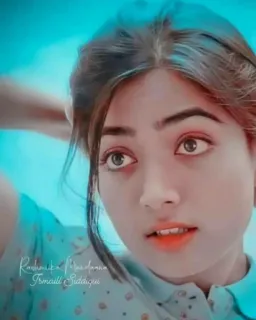 💐 Rashmika Mandanna 女演员, 印度, 模特, 名人, 女性 telegram sticker