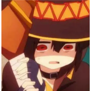 😩 Megumin Konosuba Anime, Mago/Maga, Magia de explosión, Konosuba, Megumin whatsapp sticker