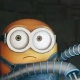 😳 Minion Despicable Me minion, despicable me, cartoon, funny, animation telegram sticker