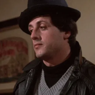 🌑 Rocky Balboa Rocky sylvester stallone, boxer, movie, fighter telegram sticker