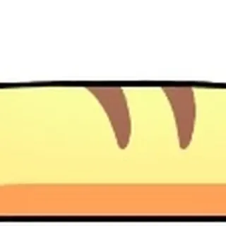 2⃣️ pane, cibo, cartoni animati telegram sticker