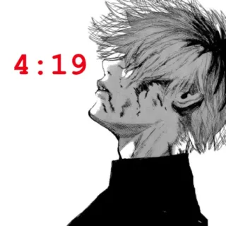 😴 4:19 Anime, Charakter, Blut, Gore, Manga telegram sticker
