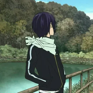 💎 Yato Noragami Anime, Charakter, Japanisch, Männlich, Gott, Yato, Noragami telegram sticker