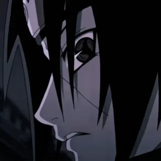 🎴 Itachi Uchiha Naruto anime, naruto, itachi, uchiha, mangekyou sharingan, ninja telegram sticker