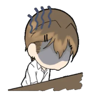 😰 tức giận, bực bội, hoạt hình, căng thẳng, buồn bã, khó chịu telegram sticker