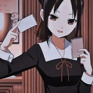 ˏˋ°•*⁀➷Kaguya-sama love is war [girls] pack by : @Yukariii01 *ೃ༄ whatsapp stickers