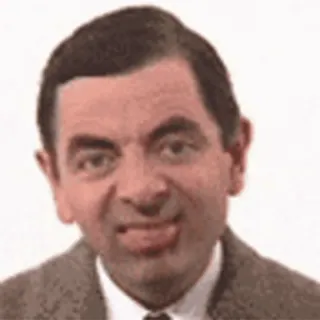 😝 Mr. Bean Mr. Bean, Rowan Atkinson, comedian, funny, portrait whatsapp sticker