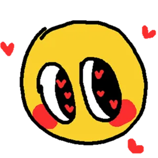 ❤️ Emoji, Liebe, Herzen, Cartoon, Kawaii whatsapp sticker