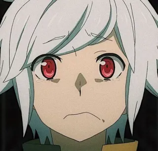 🗻 Bell Cranel Is It Wrong to Try to Pick Up Girls in a Dungeon? Anime, Bell Cranel, pianto, triste, lacrime, DanMachi telegram sticker