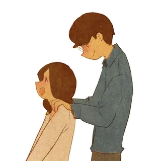 😌 cinta, pasangan, romantis, emosi whatsapp sticker