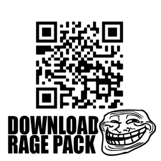 🔔 DOWNLOAD RAGE PACK meme, rage, troll, download, qr code telegram sticker