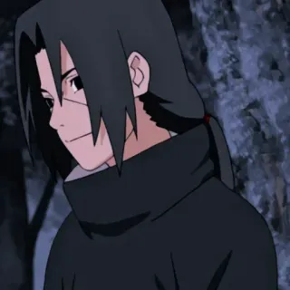 🎴 Itachi Uchiha Naruto anime, itachi, uchiha, naruto, manga, personnage, ninja telegram sticker