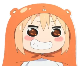 😀 Umaru Doma Himouto! Umaru-chan Аниме, Умару, Himouto, Милый, Чиби, Мультфильм telegram sticker