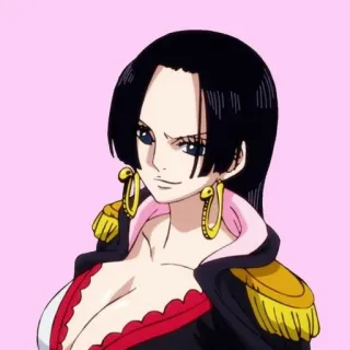 🥂 Boa Hancock One Piece 애니메이션, 만화, 해적 여제, 원피스, 보아 행콕 telegram sticker
