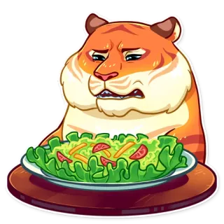 Amur Tiger telegram stickers