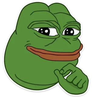 🐸 Pepe the Frog Meme, Pepe, Meme de Internet, Rana telegram sticker