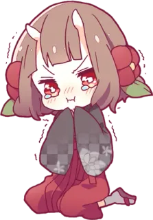 😡 Anime, Mädchen, weinend, Kawaii, Aufkleber, süß, Manga whatsapp sticker