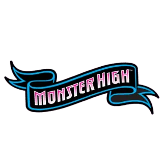 🎀 Monster High MONSTER HIGH モンスター, ハイ, 学校, 漫画, ロゴ telegram sticker