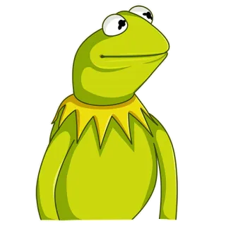👀 Kermit kermit the frog, muppets, frog, cartoon character telegram sticker