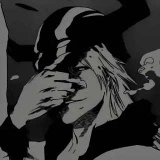 😏 Ulquiorra Cifer Bleach 애니메이션, 만화, 블리치, 울키오라, 울키오라 시파, 아란칼 telegram sticker