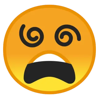 😵 Emoji, Pusing, Sakit, Bingung, Wajah telegram sticker