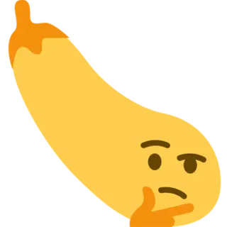 🤔 thinking, emoji, pondering, confused, question telegram sticker