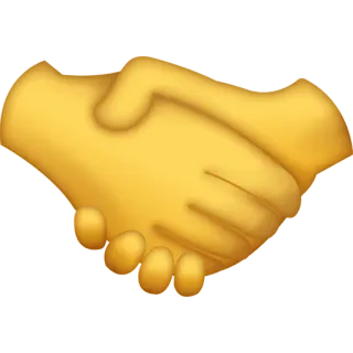 🤝 handshake, agreement, deal, emoji, hands, collaboration telegram sticker
