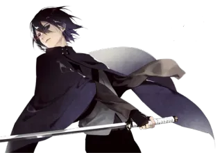 😏 Sasuke Uchiha Naruto Аниме, Манга, Саске, Учиха, Ниндзя, Меч telegram sticker