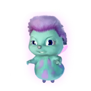 😠 Bibble Bibble, Barbie, fata, blu, viola telegram sticker