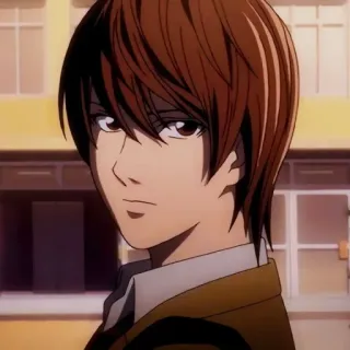 😈 Light Yagami Death Note Anime, Death Note, Light Yagami, Personaggio, Manga, Giapponese telegram sticker
