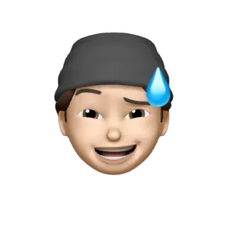 🕷 Keringat, Keringat dingin, Gugup, Emoji, Meme whatsapp sticker