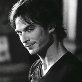 🖤 Damon Salvatore The Vampire Diaries vampiro, actor, tele, Ian Somerhalder, guapo whatsapp sticker
