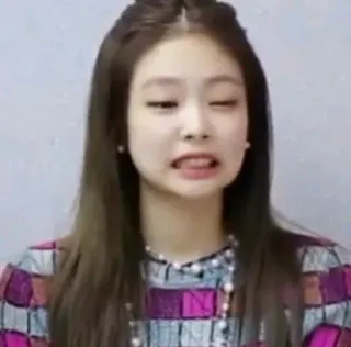 🦆 Jennie kpop, айдол, певица, азиатка, женщина, портрет telegram sticker