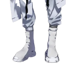 😎 chaussures, chaussures, bottes, mode, style, blanc telegram sticker