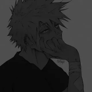 🌑 anime, character, male, portrait telegram sticker
