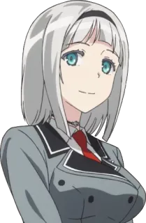 😀 anime, girl, character, animation, portrait telegram sticker