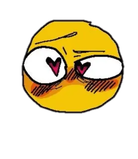 😍 emoji, Herzaugen, Liebe, flirty, Ausdruck telegram sticker